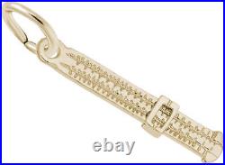 10K Yellow Gold Slide Rule Charm by Rembrandt