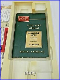 1966 HTF Vintage Keuffeo & Esser Analon Slide Rule 68 1400 NOS