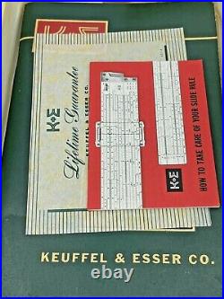 1966 HTF Vintage Keuffeo & Esser Analon Slide Rule 68 1400 READ