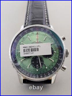 2023 Breitling Navitimer B01 Chronograph Boutique Exclusive 43mm Mint Green. New