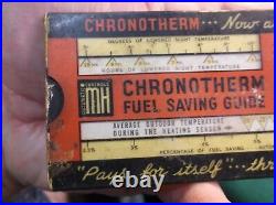 #3 of 19, VERY RARE 1940 PAPER SLIDE RULE THE NEW CHRONOTHERM HOME THERMOSTAT