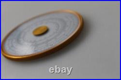 60s vintage Soviet USSR slide rule Calibr Sputnik circular round original box