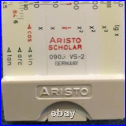 ARISTO SCHOLAR 1960s SLIDE RULE MATH / ENGINEERING MADE IN GERMANY NEW IN BOX