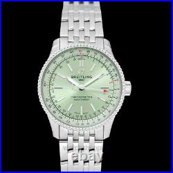 BREITLING Navitimer A17395361L1A1 Green Dial Lady's Watch Genuine FreeS&H