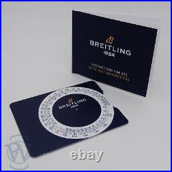 Breitling 1884 BLUE Instructions Booklet & Slide Rule Instructions NEW STYLE