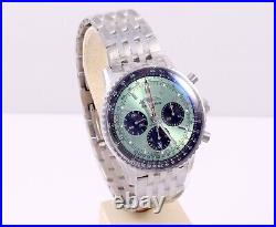 Breitling 2022 Navitimer B01 Chronograph 43 Mint Green Box/Papers AB0138241L1A1