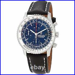 Breitling A13324121C1X1 Navitimer 41MM Men's Black Leather Watch