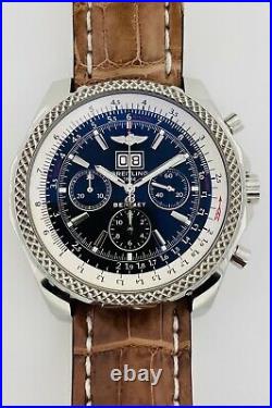 Breitling Bentley Motors 6.75 Chronograph 48mm Black Dial Stainless Steel A44362