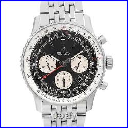 Breitling Navitimer 1 43mm Steel Black Dial Automatic Mens Watch AB0121211B1A1