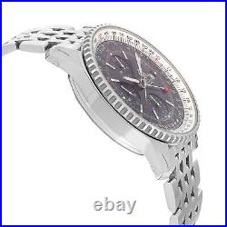 Breitling Navitimer 1 Chronograph GMT Steel Blue Dial Mens Watch A24322121C2A1