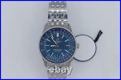 Breitling Navitimer 41 A17326 Blue Dial Stainless Steel Bracelet Box & Papers
