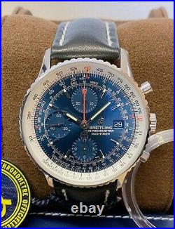 Breitling Navitimer A13324 Chronograph 41m Watch Blue 2021 full box UNWORN