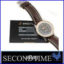 Breitling Navitimer Automatic 41mm Steel 18kt Rose Gold Bezel Anthracite Dial
