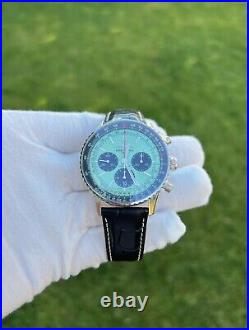 Breitling Navitimer B01 Chronograph Boutique Exclusive 43mm Mint Green New 2022