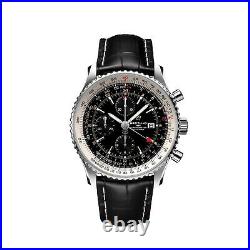 Breitling Navitimer Chronograph GMT 46 Brand New 2021 (A24322121B2P2) Complete