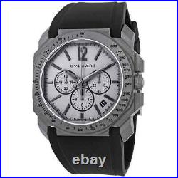 Bvlgari Octo Velocissimo Chronograph Automatic Grey Dial Men's Watch 102859