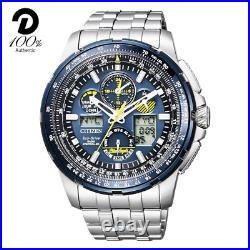 CITIZEN Eco-Drive Radio-Controlled Watch Blue Angels Model JY8058-50L