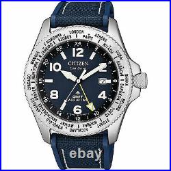 CITIZEN PROMASTER LAND BJ7100-15L Eco-Drive GMT World Time 200M Men Diver Watch