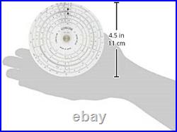 CONCISE Ruler Circular Slide Rule 300 from Japan Diameter 110mm Brand New