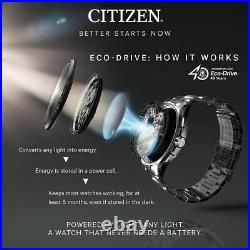 Citizen Nighthawk Mens Eco-Drive Watch BJ7138-04E