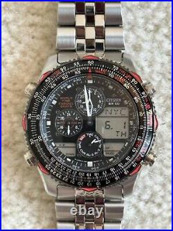 Citizen Promaster Navihawk Flight Chronograph, Men's Watch, Jn0004-78e, Nib
