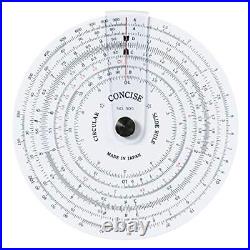 Concise Ruler Circular Slide Rule 300 100829 NEW