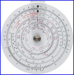 Concise Ruler Circular Slide Rule Stadia 100850 Dedicated Storage Case Included