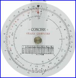 Concise ruler circular slide rule