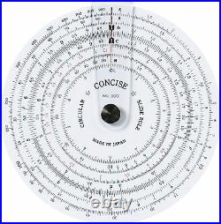 Concise ruler circular slide rule 300 from Japan100829