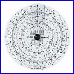 Concise ruler circular slide rule dates of 480 100836