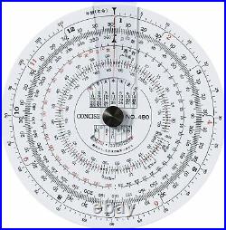 Concise ruler circular slide rule days calculator NO. 480 100836 F/S