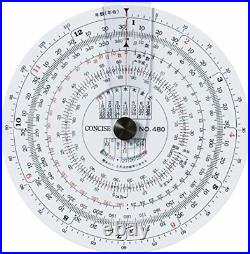 Concise ruler circular slide rule days calculator NO. 480 100836 F/S days ver