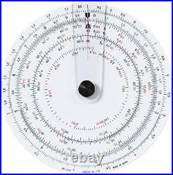 Concise slide rule ruler circular 270N 100812 from Japan