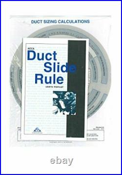 DUCT CALCULATION SLIDE RULE By P. E. & Air Conditioning Contractors Of America