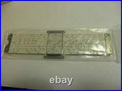 Frederick Post Versalog II 1461 NOS pocket slide rule with box + leather case