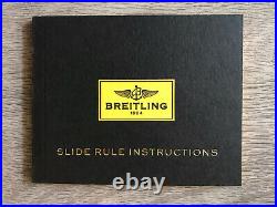 Genuine Breitling Navitimer Slide Rule Instructions Brand New