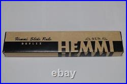 HEMMI Slide Rule No. 259D Sun Hemmi Bamboo Original Box 1973 New slide rule HEMMI