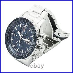 Hamilton Khaki Aviation Chronograph 44mm Swiss Automatic Watch Mens Blue Steel