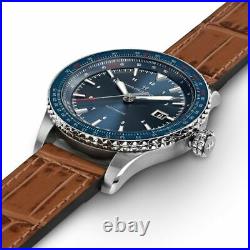Hamilton Khaki Aviation Converter Auto Blue Dial LTHR Band Men's Watch H76645540