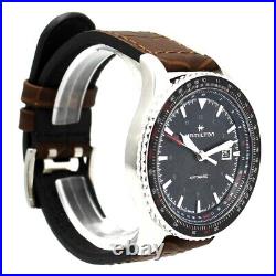 Hamilton khaki automatic vintage swiss mens leather watch band aviator converter