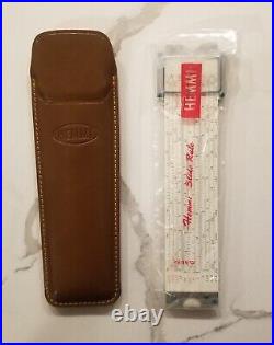 Hemmi 149a Slide Rule Sun Original Box and Leather Pouch NEW OLD STOCK