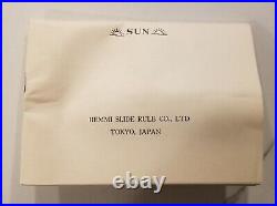 Hemmi 149a Slide Rule Sun Original Box and Leather Pouch NEW OLD STOCK