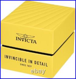Invicta Men's 37349 Pro Diver Black Dial Silver Black Silicone Band Watch 57mm