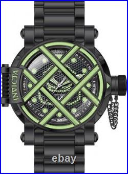 Invicta Men's 57mm Pro Diver Black Dial Black Bracelet Quartz Watch 37356