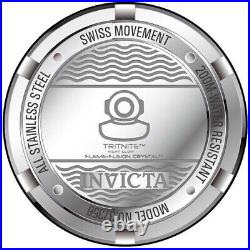 Invicta Men's 57mm Pro Diver Black Dial Black Bracelet Quartz Watch 37356