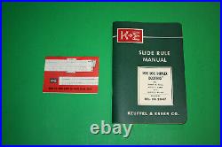 K&E 68 1215 Log Log Duplex Decitrig Slide Rule New in Box