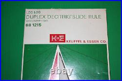 K&E 68 1215 Log Log Duplex Decitrig Slide Rule New in Box