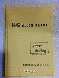 Keuffel & Esser K+E Slide Rule 68-1210 Log Log Duplex Decitrig 1955 NOS Sealed