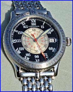 Longines Lindbergh Spirit Collection Angle Horaire Stock Fund NOS New