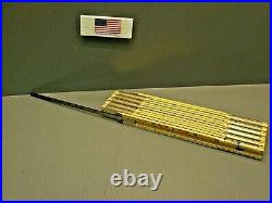 Lufkin X46 6' Red End Wood Folding Rule Brass Slide New USA
